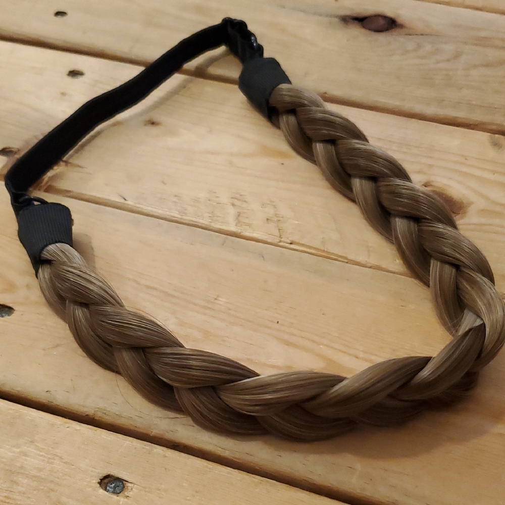 ⭐️3for$20⭐️NEW Braided brunette/ash blond Hairband..16"